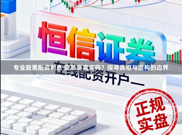 专业股票配资利息 路易泽真实吗？探寻真相与虚构的边界
