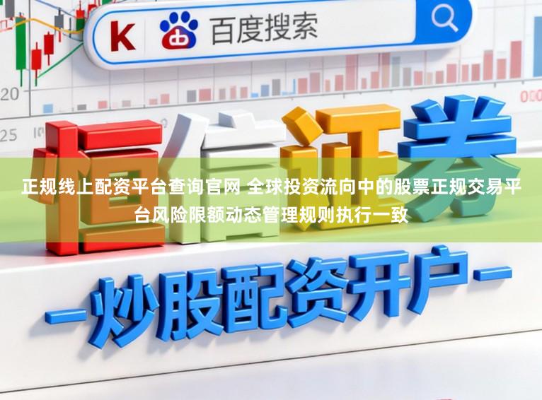 正规线上配资平台查询官网 全球投资流向中的股票正规交易平台风险限额动态管理规则执行一致