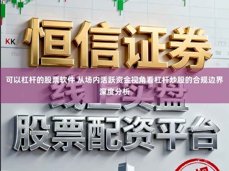 可以杠杆的股票软件 从场内活跃资金视角看杠杆炒股的合规边界深度分析